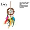 Hanging Dream Catcher with Lanyard Indian Style Decorative Wood Bead Feather Garden Decoration Home Decor Pendant