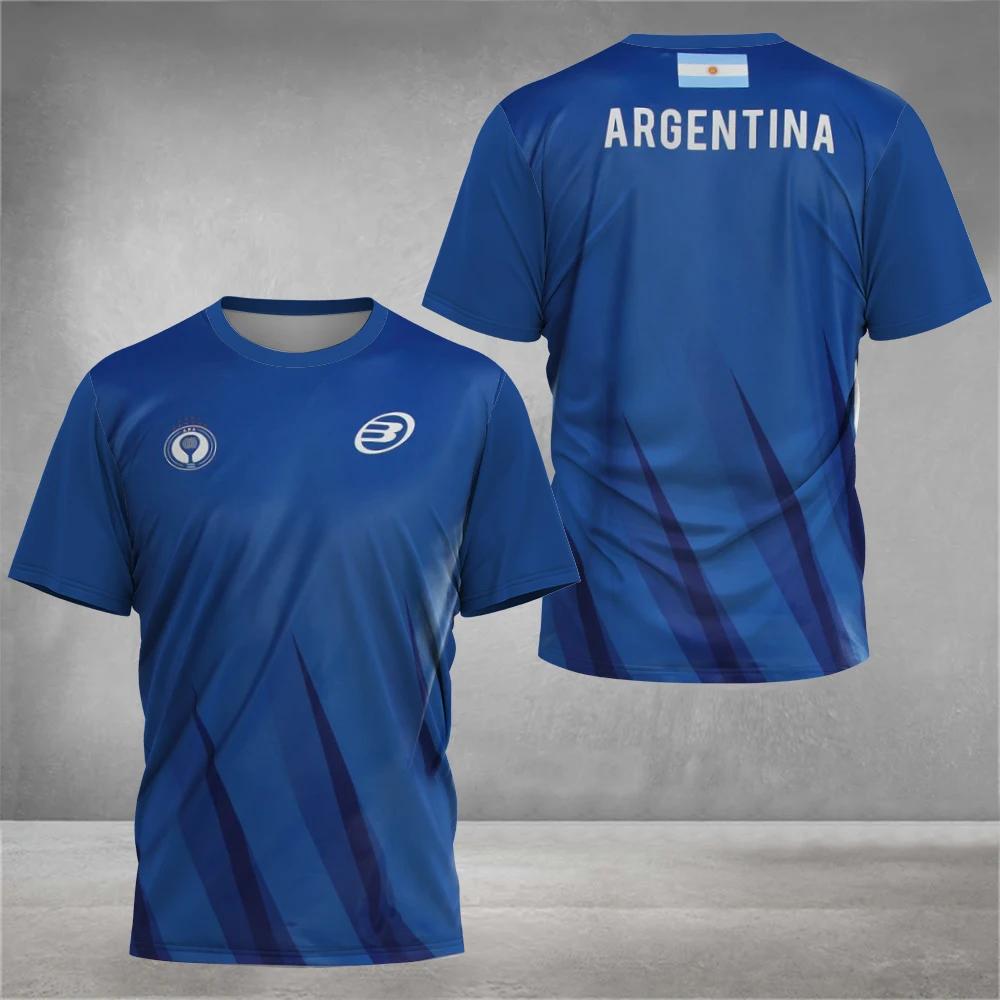 Padel Element Print Quick-drying Short Sleeve Men's Tennis Breathable Wear Men's Ultra-thin Fitness T-shirt Casual Top