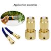 2Pcs Garden Expandable Hose Repair Kits Aluminium Faucet Adapter Water Hose Connector Expandable Garden Hose Repair