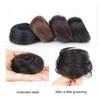 Hair Bun Wig Elastic Band Scrunchie Natural Fluffy Hair Extension Hairstyle Traceless Meatball Hair Maker Straight Hair Band Hair Accessories