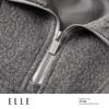 ELLE Women's Wool Blend Quarter-Zip Sweatshirt