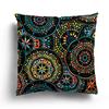 Retro Ethnic Totem Plush Pillowcase Home Sofa Cushion Cover Cartoon Pattern