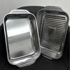 Stainless Steel Double Ear Deep Grilled Fish & Crawfish Barbecue Pan