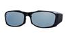 Zeque Polarized Sunglasses and Baron Apron Jacket Matte BLUE F-1652 Black/MASTER