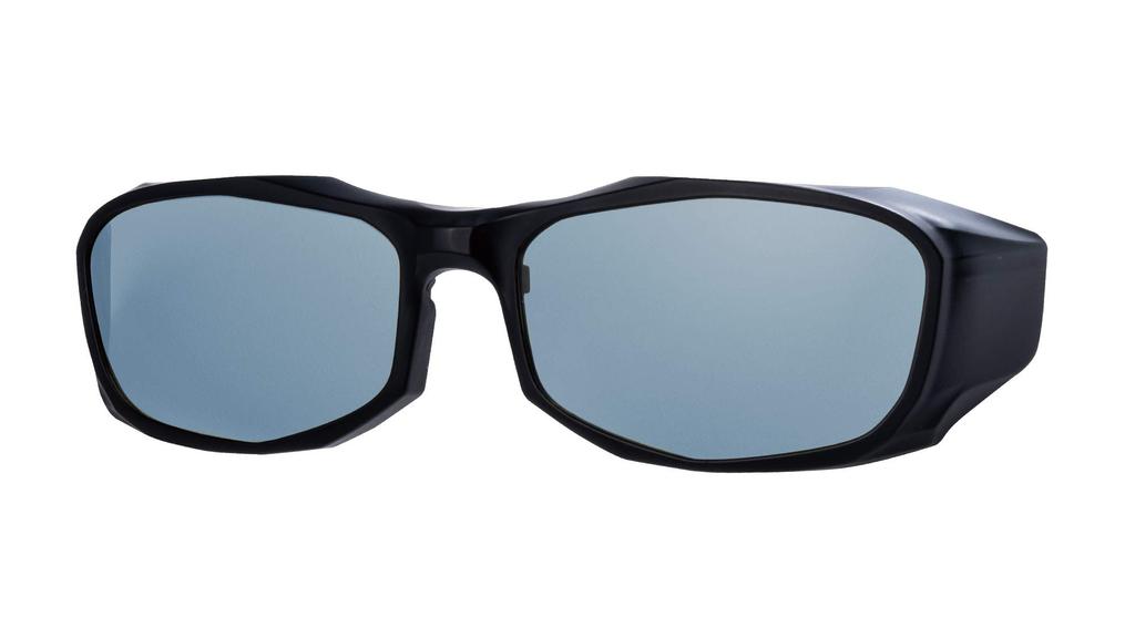 Zeque Polarized Sunglasses and Baron Apron Jacket Matte BLUE F-1652 Black/MASTER