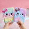 Cat Shaped Tie-dyed A6 Stationery Students Gift Notebook Hand Account Book Diary Book Pocket Book
