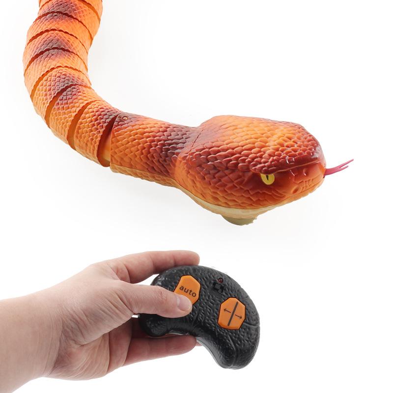 Electric Remote Control New Strange Toy Remote Control Rattlesnake Animal Infrared Simulation Python Funny