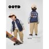 Boys' Baseball Uniform Knitted Cardigan Jacket Autumn Wear Spring and Autumn Style 2024 New Children's Clothing Kids Baby Early Autumn