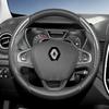 EXHN9 Suitable for Renault Carbon Fiber Texture Steering Wheel Cover with Segmented Quick-Release Design Sandero Clio Duster 