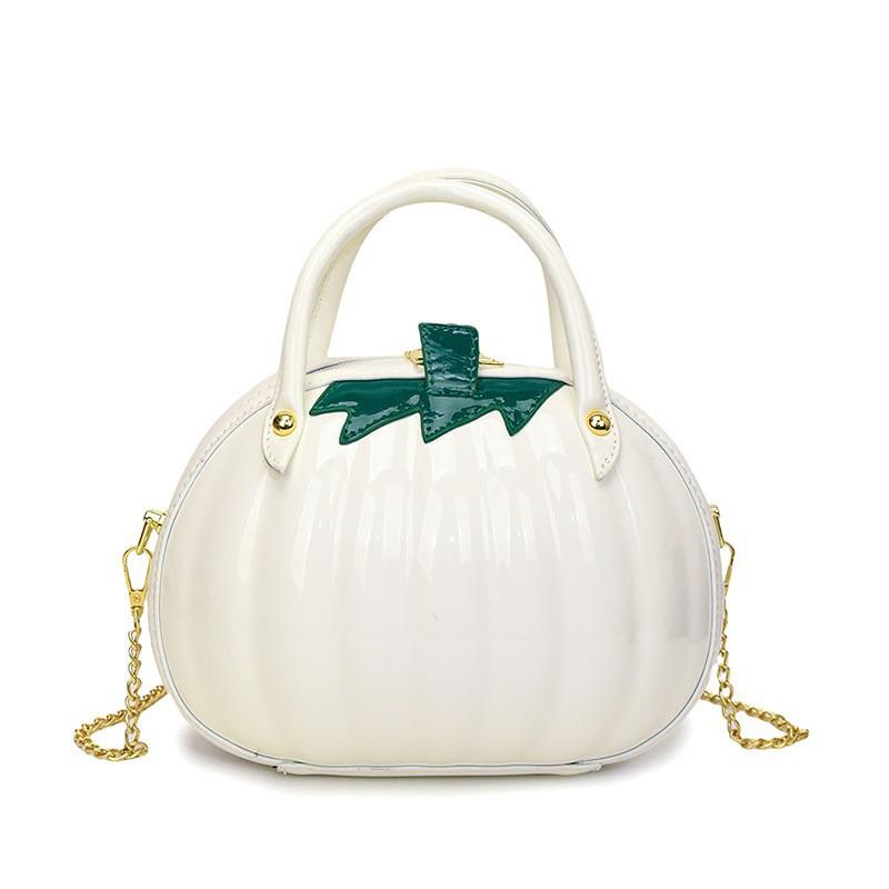 Super Hot Pumpkin Bag Niche Personality Handbag Ins Style Girl Chain Cross-body Beautiful Special-shaped Women