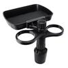 Drink Holder with Two Cup Car Food and Drink ABS Drive 2-in-1 Tray, Holders, Accessories, Storage, Material,