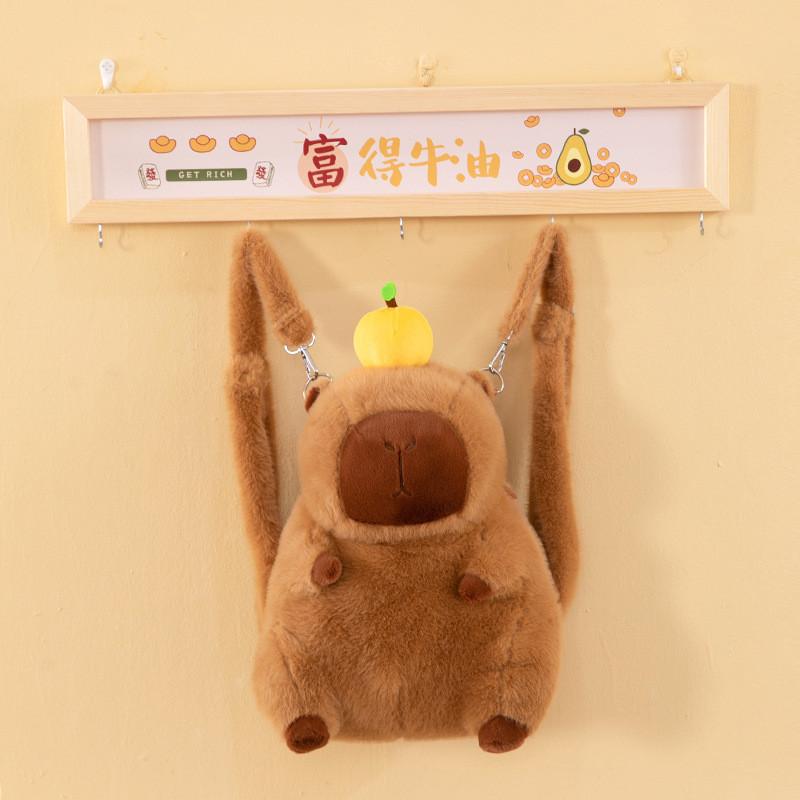 Adorable Panda Plush Handbag Cute Cartoon Plush Toy Shoulder Bag For Kids