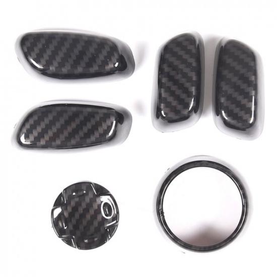 ABS Carbon Fiber Seat Adjustment Trim Cover For C8 Corvette C8 -25
