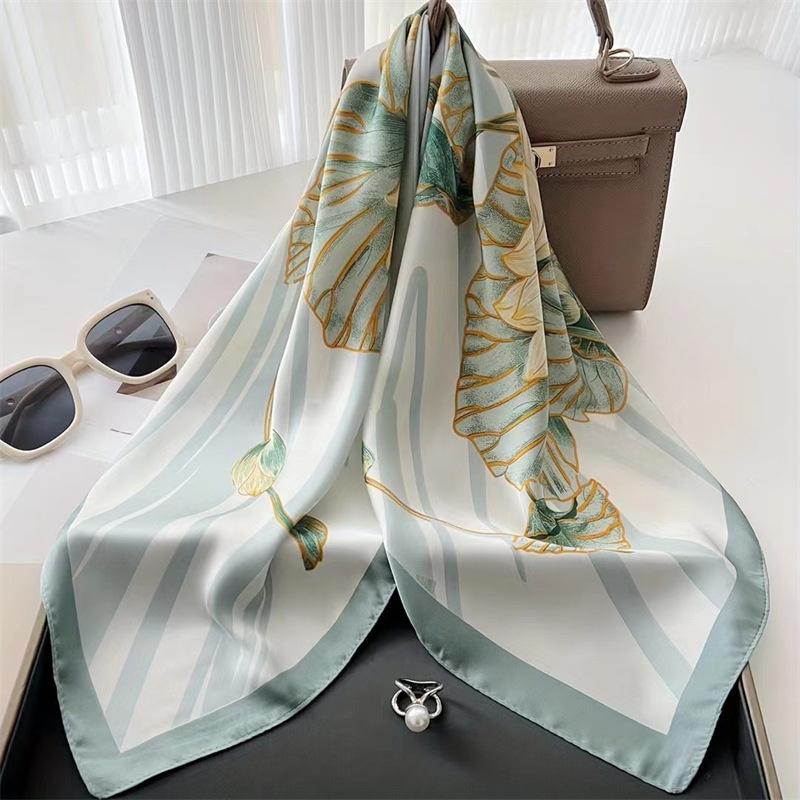 Nice Small Scarf Korean Ins Style All-match Fashion Summer Decorative Square Tie Hair Band Thin