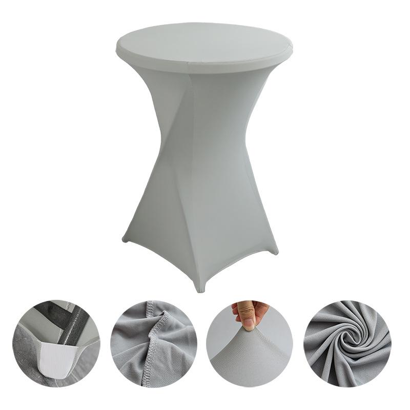Copritavolo Elastico Universale di Alta Gamma in Spandex per Matrimoni e Banchetti