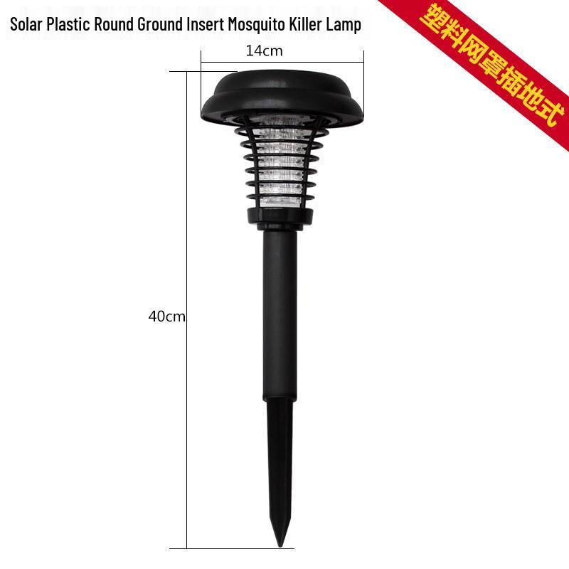 Waterproof Solar Mosquito Killer Lamp for Outdoor Gardens & Courtyards - Automatic Insect Repellent Device Solar Insect Killer Lamp