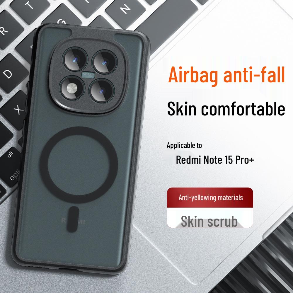 Magnetic Semi-Transparent Matte Protective Case for Redmi K90 Max, Xiaomi 17U, and POCO X8 Pro
