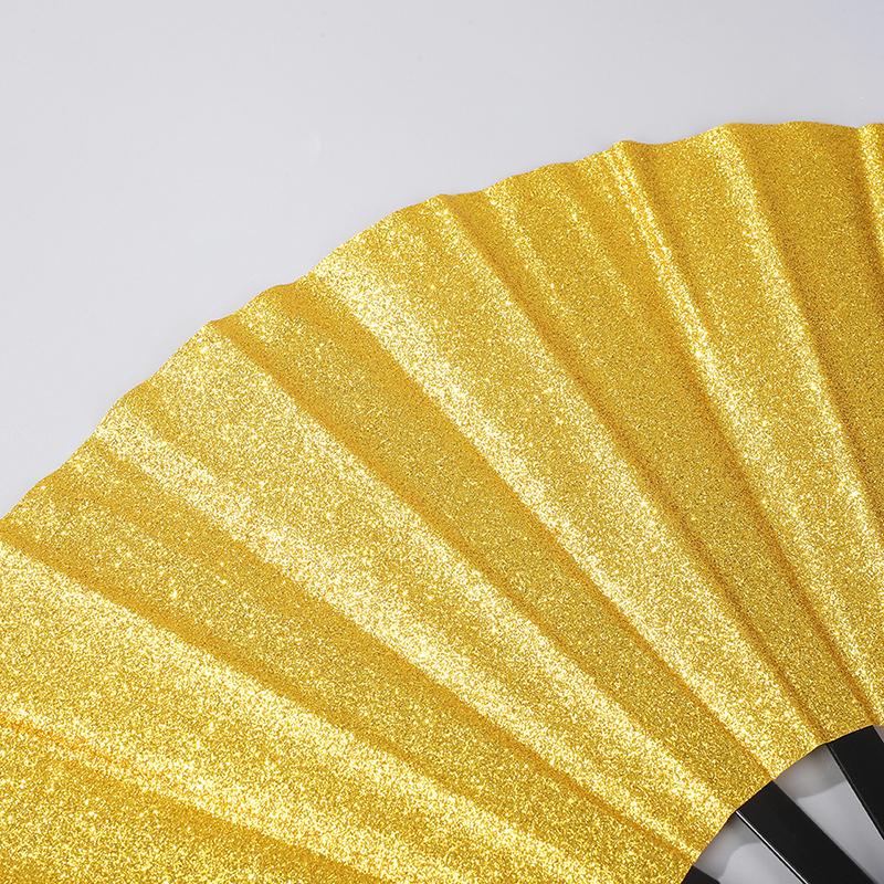 Gradient Colorful Rainbow Folding Fan 1Pc Handheld Dance Cooling Fan for Stage Performance Outdoor