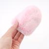 Elastic Band Soft Furry Protective Cover Cylindrical Dustproof Wind Shield Sleeve for Small Portable Devices