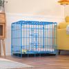 Foldable Metal Dog & Cat Cage for Home, Indoor/Outdoor, Car or Rescue Use