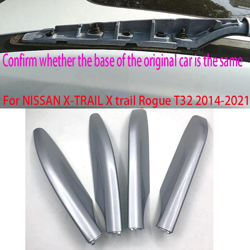 Roof Rack Luggage Rack For NISSAN X-TRAIL X Trail Rogue  Bar Rail End Cover Shell Cap Trim T32 2014-2019