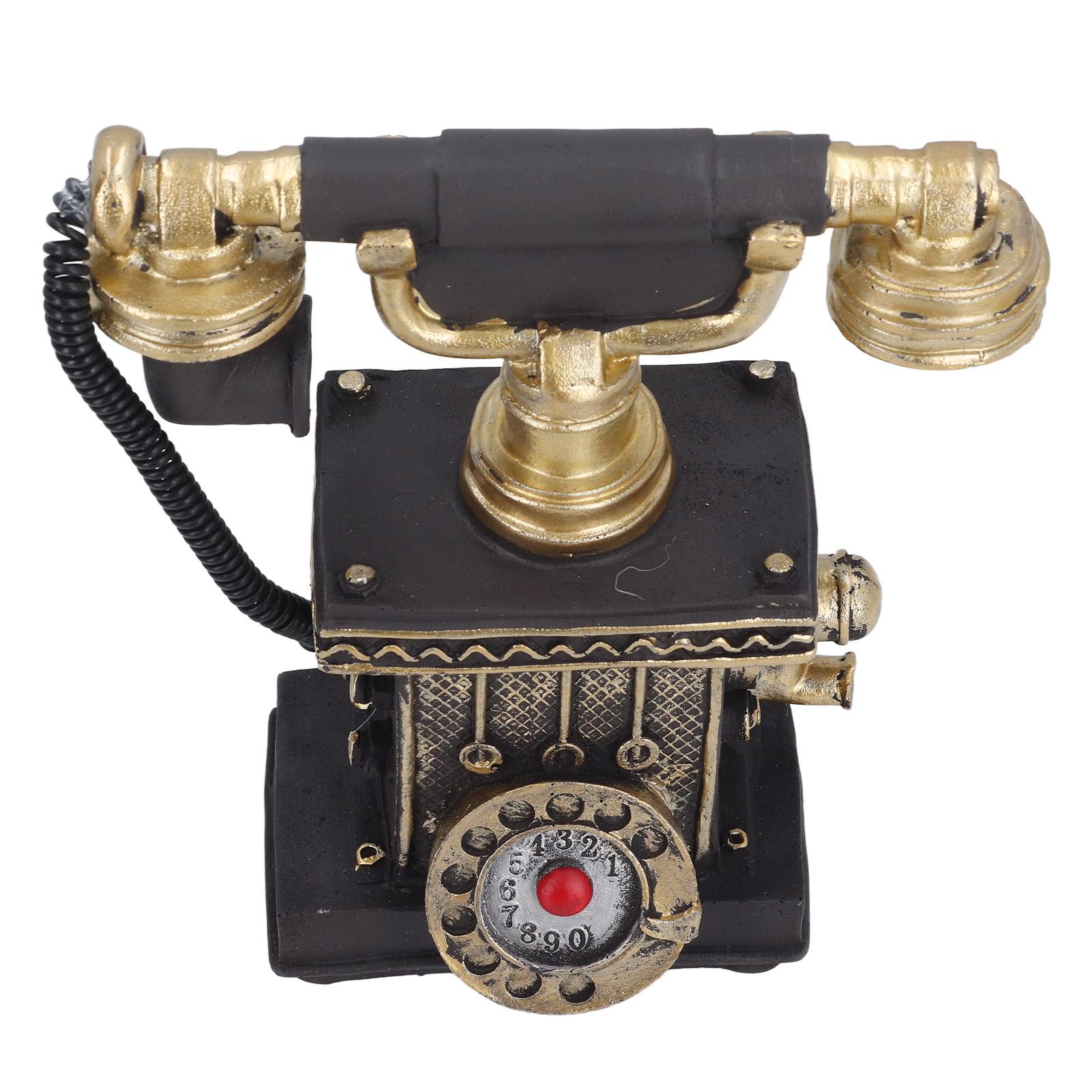 Большая Ретро Декоративная Модель Телефона Винтажный Стиль Синтетическая Смола Телефон Домашний Декор для Украшения Стола Тип 2