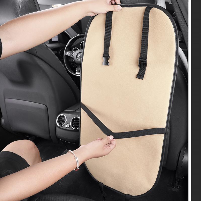 Premium Business Car Seat Backseat Leather Organiser Large 1pc, Waterproof & Stain Resistant Kickstand Backseat Protectors