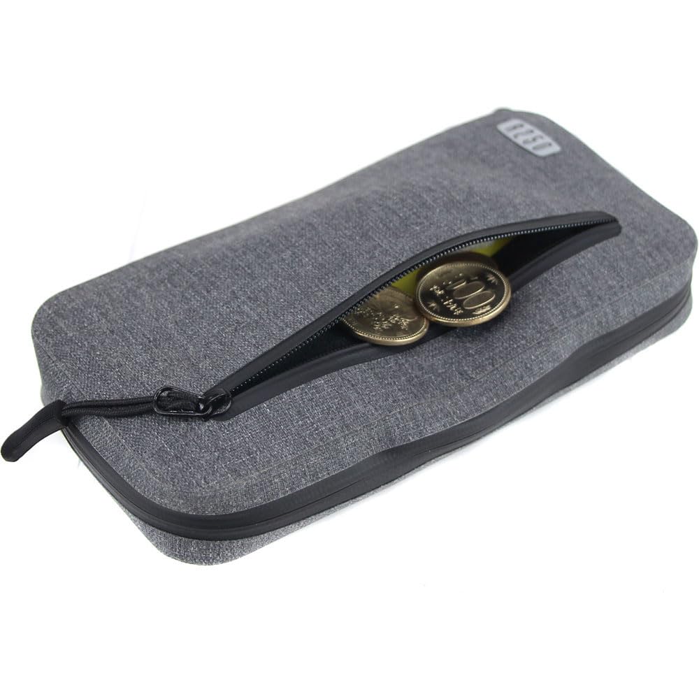 R250 Waterproof SmartRide Pouch Super DX2 Gray with Double Coin Small Purse,