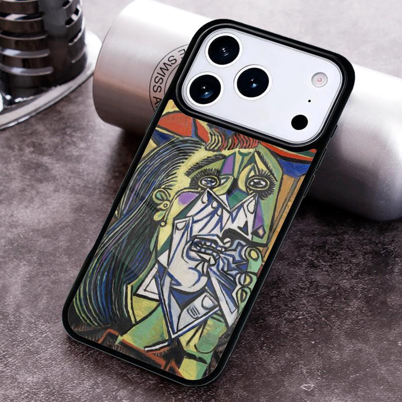 Guernica Picasso Classic Art Phone Case for iPhone 17 16 15 Pro Max Air 14 13 12 11 Plus Shockproof Cover