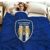 Colchester Utd FC Print Flannel Blanket High Quality Warm Comfortable Cover for All Seasons Perfect for Gifts Home Decor