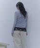 Haebeueoweil Sheer High-Neck T-Shirt (Bl)