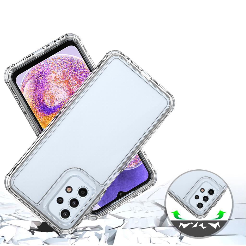 For Samsung Galaxy A23 4G/A23 5G (Global Version) Clear Case Acrylic+TPU Anti-drop Phone Cover
