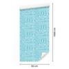 Polynesian Geometric Pattern Celadon Wallpaper 50x1000