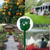 Solar Animal Repeller, Outdoor Ultrasonic Repellent Devices, Waterproof Deterrent for Yard, Repel Raccoon Skunk Out of Garden