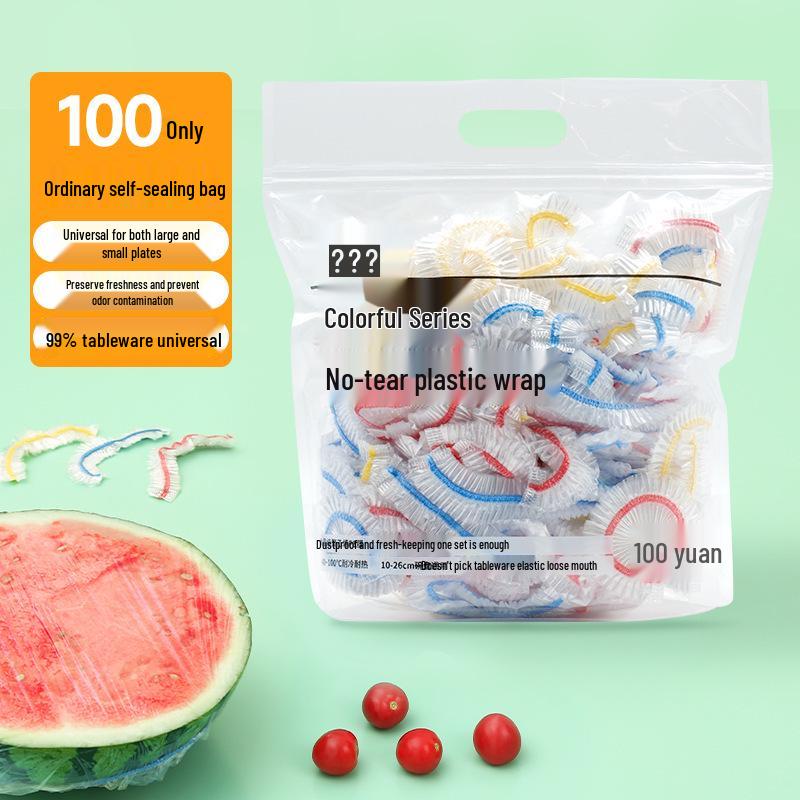 Disposable Food-Grade Elastic Wrap Covers for Fresh-Keeping