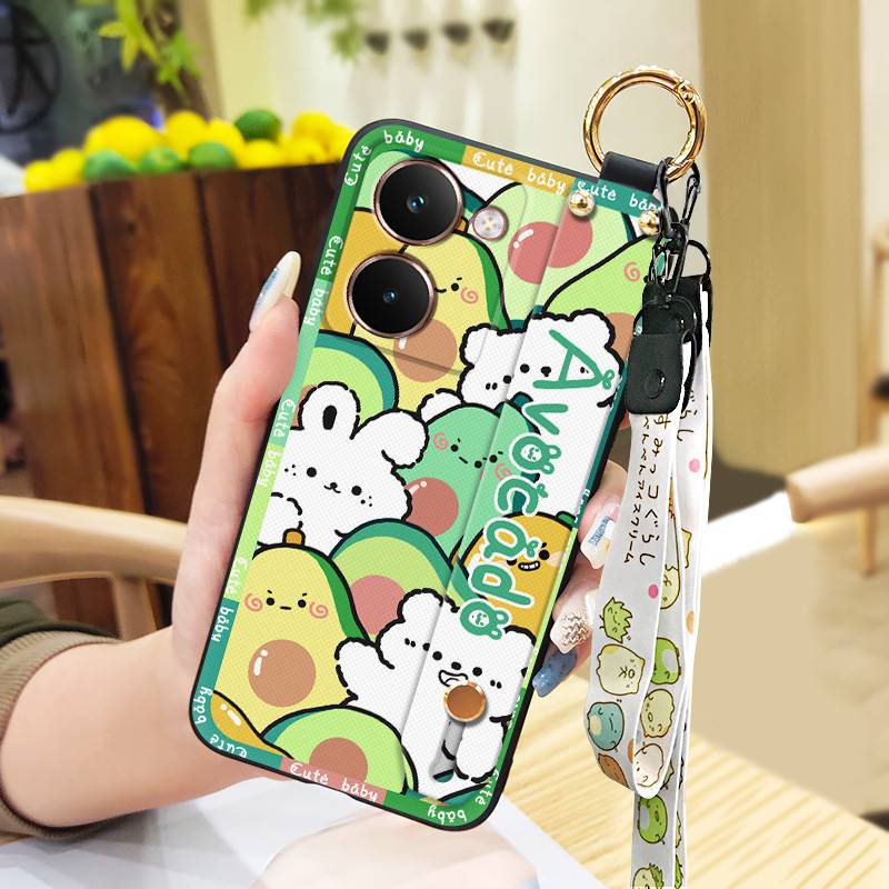 Shockproof Silicone Phone Case For Realme P3 Ultra 5G Anti-dust Protective Kickstand Cute Soft Case Anti-knock Ring