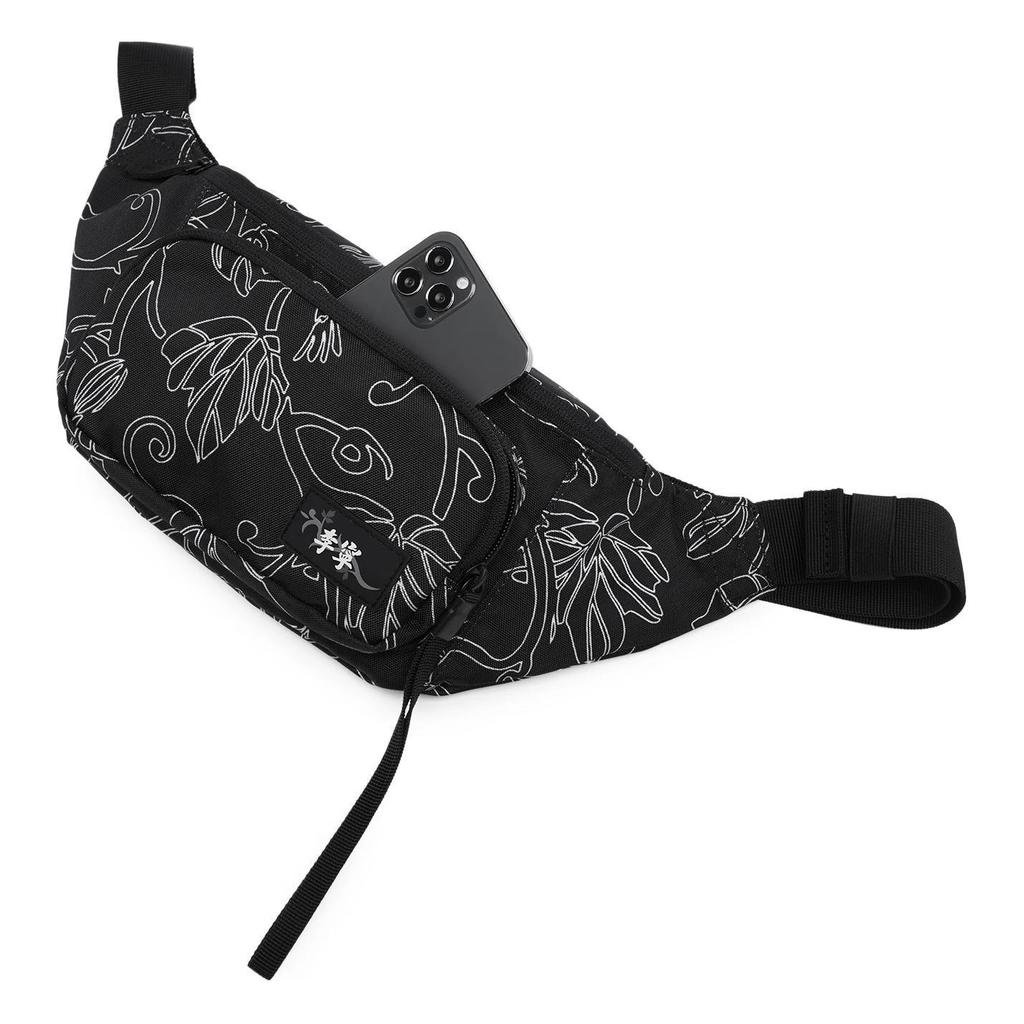 New LiNing Polyester Sling Bag Regular Unisex Black ABDU109-2