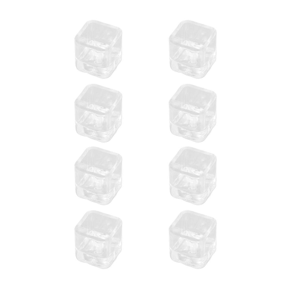 200pcs Tattoo Ink Cups Stable Base Thicken Deepen Transparent Microblading Pigment Cups