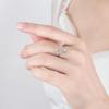 Japanese-Korean Fashion Rotating Flower Women's Ring - Light Luxury Plated Copper Style