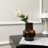 New Arrival Leopard Print Glass Vase Light Luxury Retro Desktop Ornament for Home Model Room & Living Room