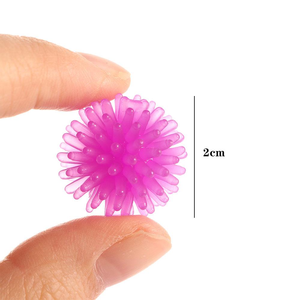 Toy Squeezes Ball TPR Ball Interactive Toys Thorn Ball Pet Cat Toys Stretch Plush Ball Arbutus Ball
