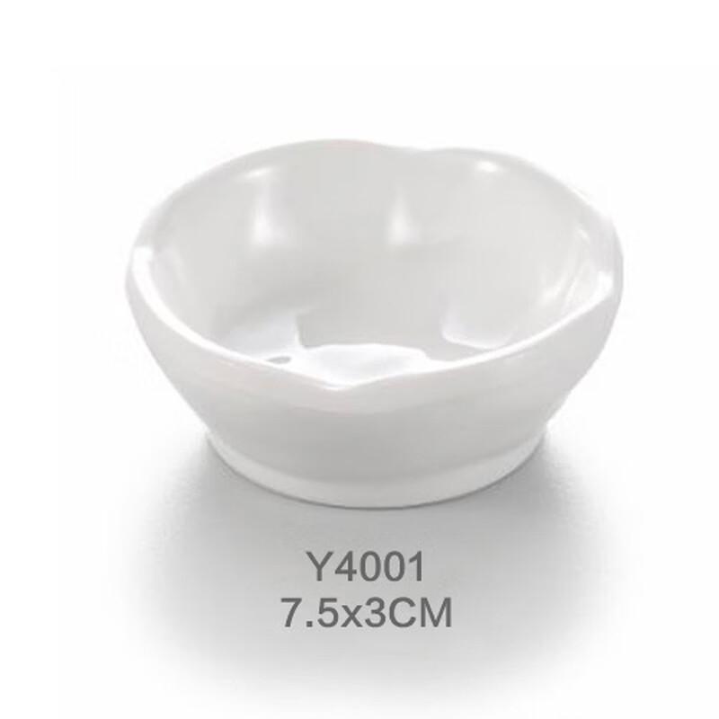 Ru Han Imitation Porcelain Melamine Dipping Dish