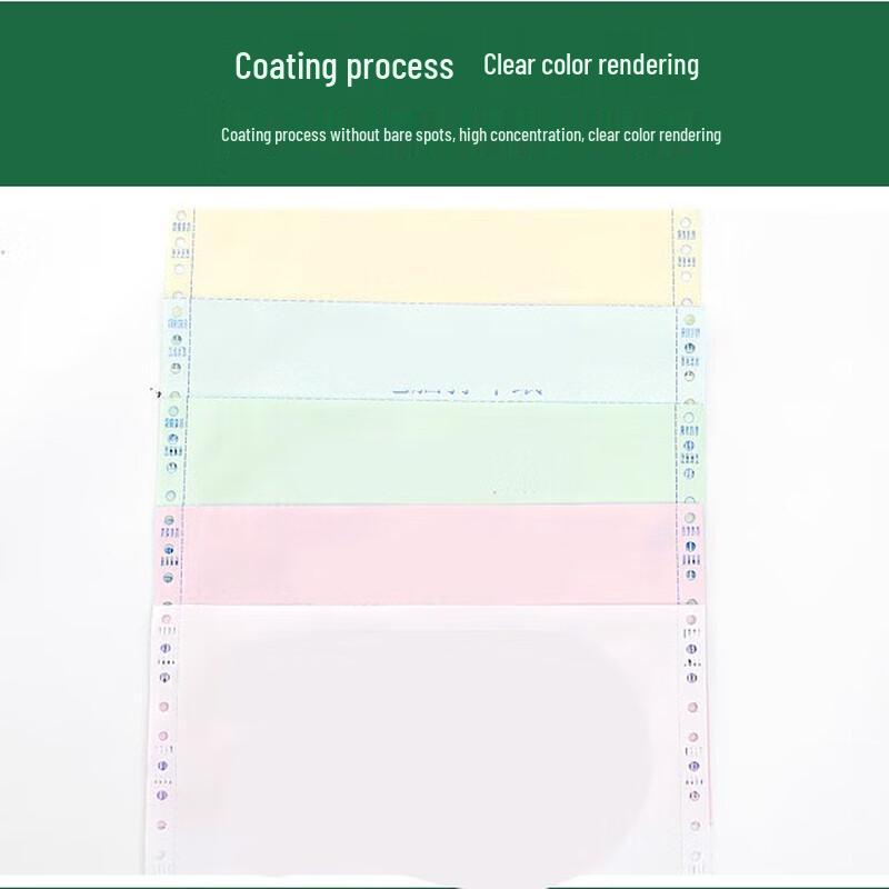 Yichen Colored Continuous Form Dot Matrix Printer Paper