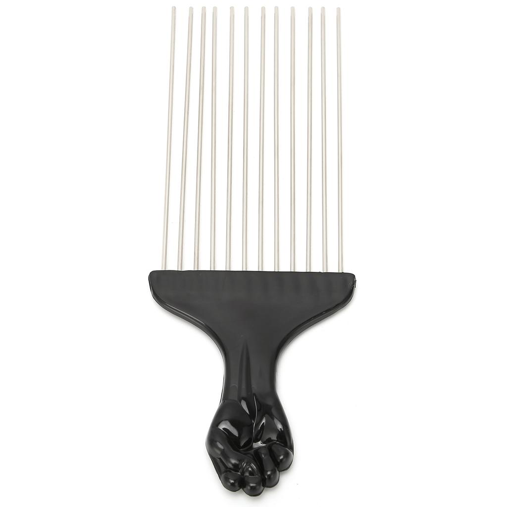 Professioneller Metall-Haarpick Entwirren Salon Friseursalon Pick Kamm Haarstyling-Werkzeug