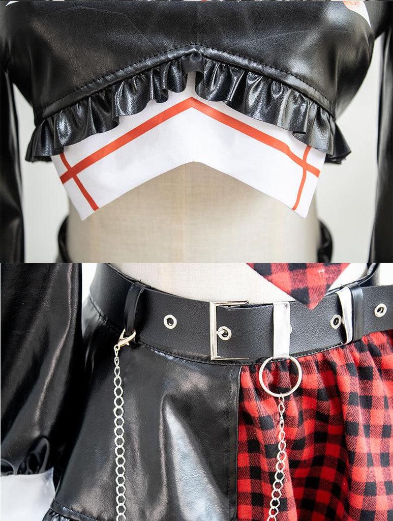 Asuka Rock Band Warrior Anime Cosplay Costume