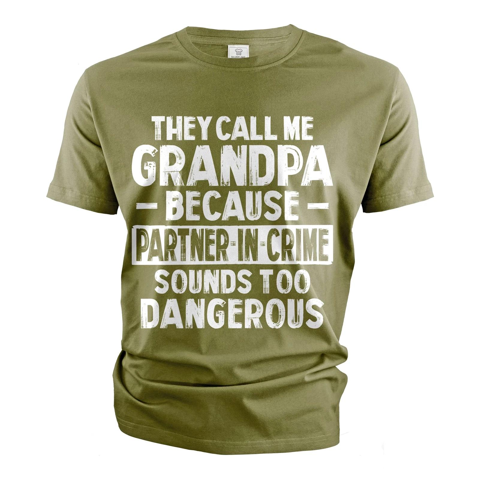 Funny Grandpa Shirt Grandfather Gifts Humor Joke Shirt Grandpa Birthday Gift Tee 4XL