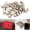 50pcs Brooch Pin Backs Bag Locking Fastener Flat Hat Name   Book Pin   7 x 10mm