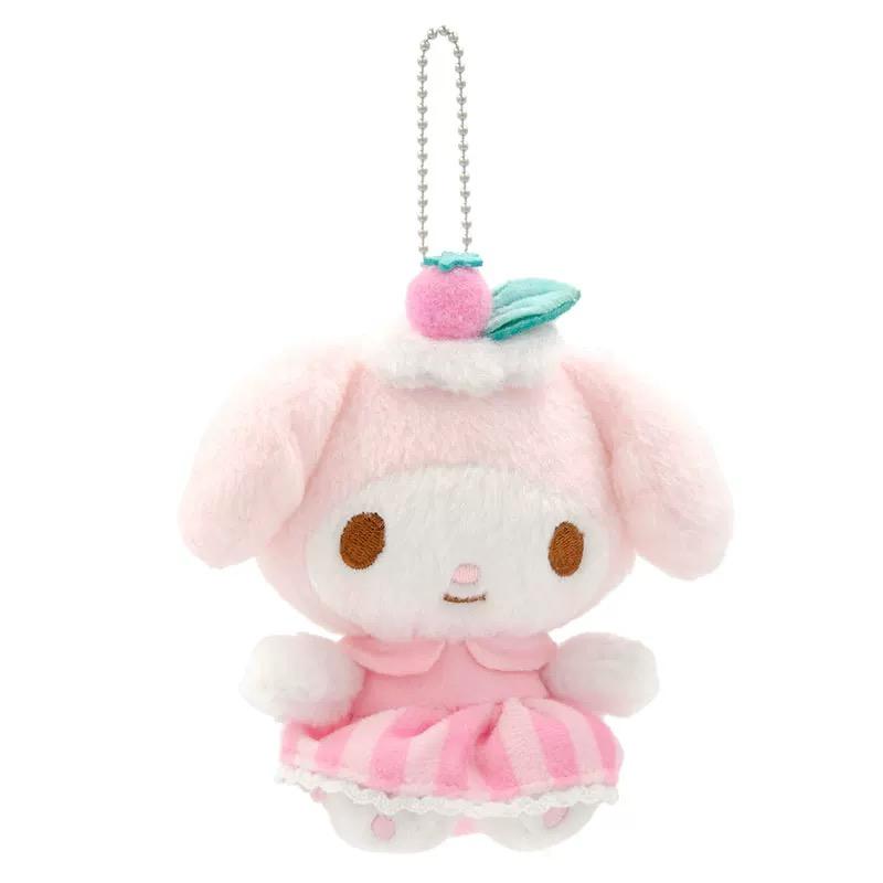 Hangyodon Kuromi Melody Pachacoo Cinnamoroll Stuffed Plush Toys Pendant Cute KT Keyring Anime Keychain Christmas Gift