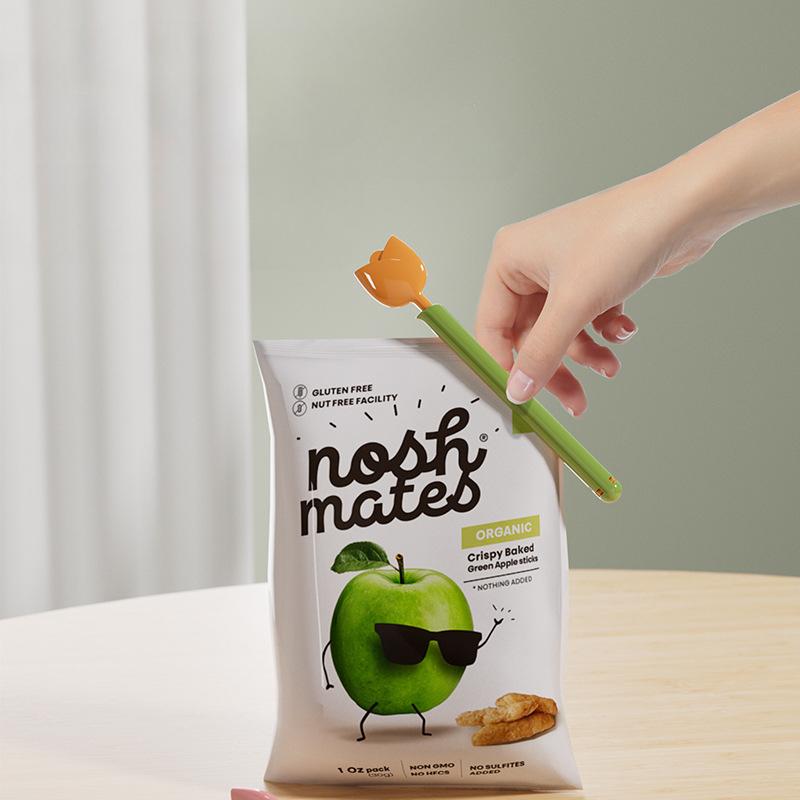 Magnetic Design, Tulip Sealing Clip, Food Plastic Bag Clip, Moisture-proof and Fresh-keeping Clip, Milk Powder Sealing Strip, Snack Sealing Clip