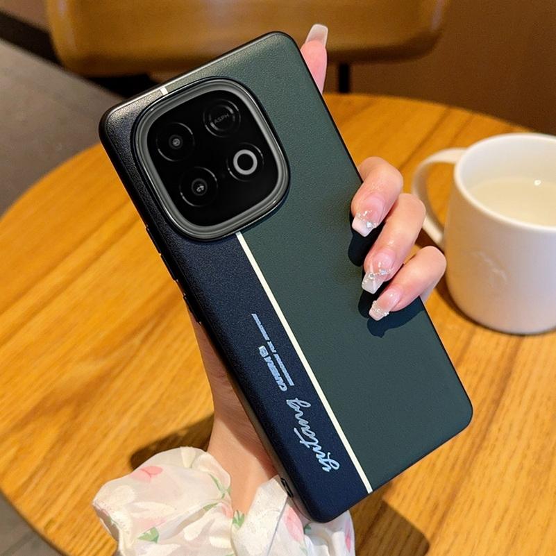 

Ночная светящаяся флуоресцентная линия Двухпигментный кожаный чехол для IQOO Z10 Turbo Pro z10 turbo VIVO Y300 GT Защитная крышка vivo iQOO Z10 Turbo Pro